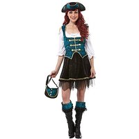 Piratin-Kostüm "Mary Ann" für Damen