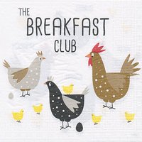 Papierservietten "Breakfast Club"