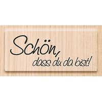 Holzstempel "Schön