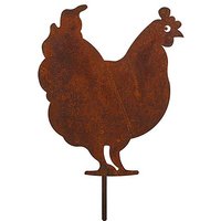 Rost-Huhn aus Metall