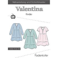 Fadenkäfer Schnitt "Kleid Valentina" für Kinder