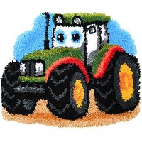 Knüpf-Formteppich "Traktor"