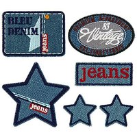 buttinette Applikationen "Jeans"