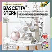 folia Transparentpapier-Faltblätter "Bascetta-Stern" Schneeflocken