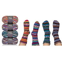KKK Sockenwolle Sensitive Socks Color "Stripes" – für Wollallergiker