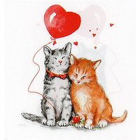 Papierservietten "Verliebte Katzen"