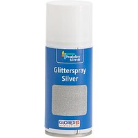 Glitterspray silber