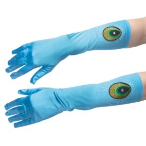 Pfauenauge Handschuhe blau