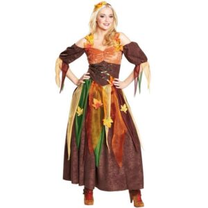 Herbstfee 2tlg. Kostüm für Damen-Damen 36