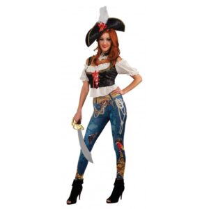 Anne Bonny Piraten Kostüm für Damen-STD