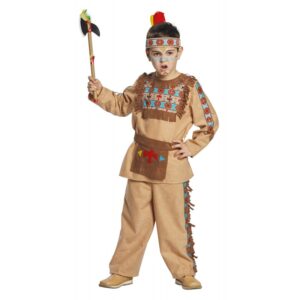 Indianer Fransen Kostüm für Jungen-Kinder 140