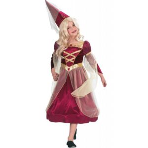 Adelheit Burgfräulein Kostüm mit Hut