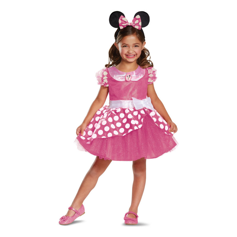 Disney Minnie Mouse Mädchenkostüm-Kinder 5-6 Jahre