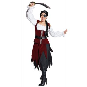 Piratin Magdalena Damenkostüm-Damen 42