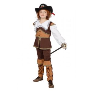 Starkes Musketier Kostüm für Jungen-Kinder 116