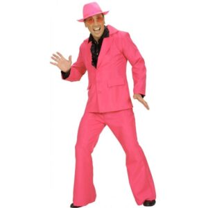 70er Jahre Party Boy Kostüm pink