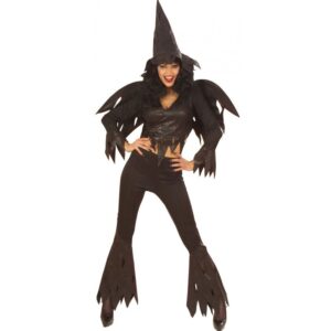 Vamp Hexen Kostüm schwarz