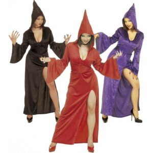 Charmed Hexen-Lady Kostüm in 3 Farben-M-rot