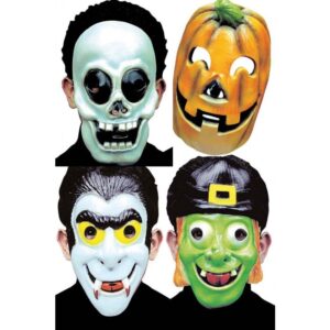 Lustige Halloween Halbmaske 4-Styles-skelett