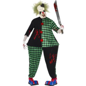 Fetter Horror Clown Kostüm für Männer
