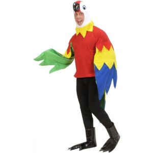 Bunter Papagei Kostüm für Erwachsene