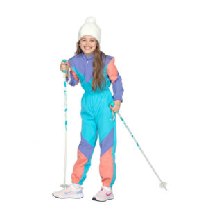 Retro Skianzug Kinderkostüm
