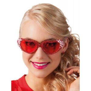 Love Partybrille rot