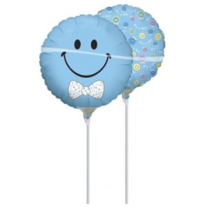 Smiley Riley Folienballon am Stiel