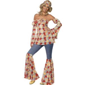 70's Hippie Vintage Girl Kostüm-M