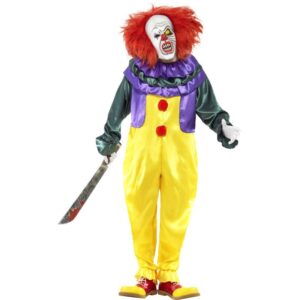 Klassisches Horror Clown Kostüm-XL