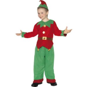 Junior Weihnachtself Kostüm-L