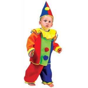 Mini Clown Timmy Kinderkostüm-Kinder 104