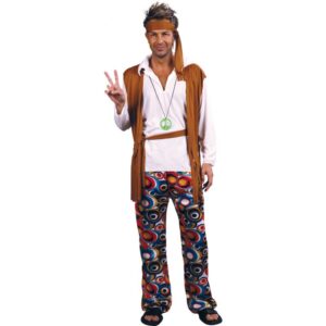 Woodstock Hippie Man Kostüm-M/L