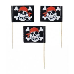 Piraten Flaggen-Picks 30 Stück