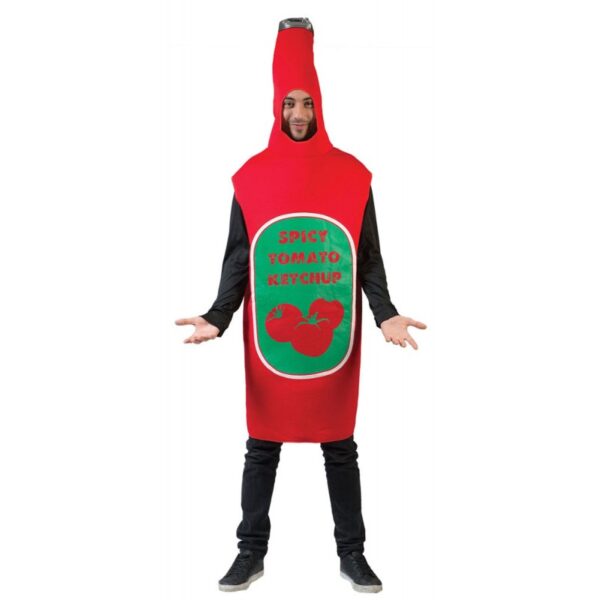 Ketchup Flasche Kostüm für Erwachsene