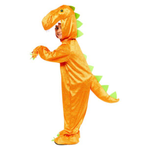 Dinosaurier Kostüm für Kinder orange-Kinder 6-8 Jahre