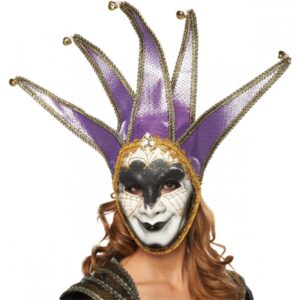 Venezianer Maske violett