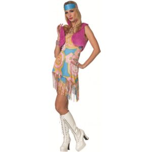 Hippie Flapper Girl Kostüm-Damen 46