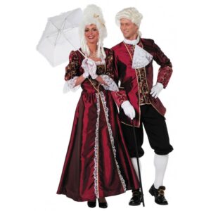 Kolonialer Gentleman Kostüm in drei Farben-Herren 60-rot
