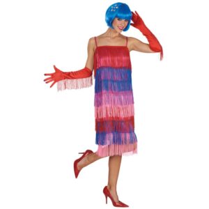 Flapper Party Kleid Damenkostüm bunt