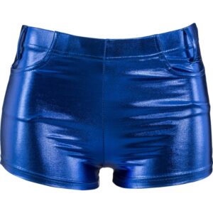 Hot Pants blau-metallic