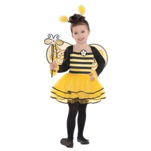 Bienen Kinder Kostüm 4-teilig-Kinder 6-8 Jahre