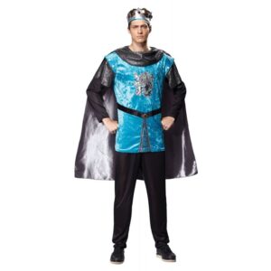 Königlicher Ritter Herrenkostüm blau