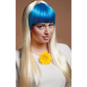 Amaya Perücke blond-blau