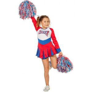 American Cheerleader Kinderkostüm-Kinder 140
