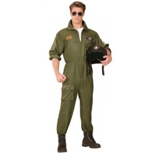 Army Kampfpilot Kostüm für Herren