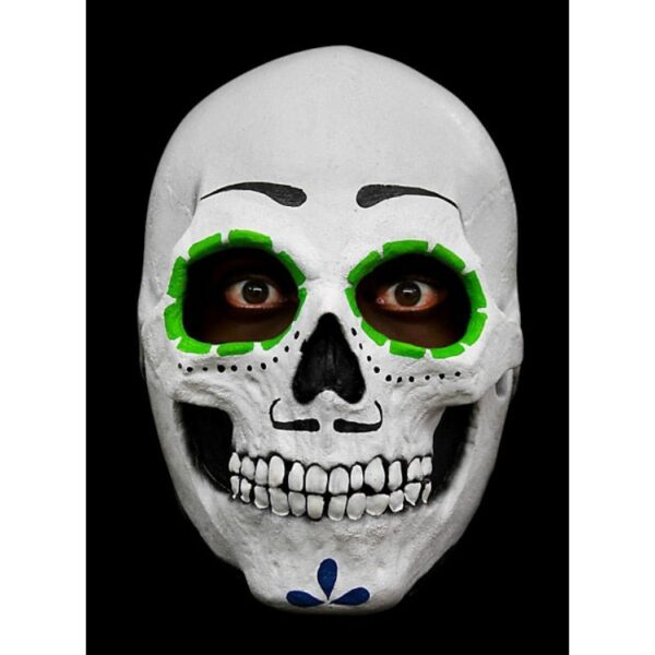 Calaca Totenschädel Latex Maske