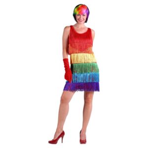 Flapper Lady Rainbow Mary Kostüm Deluxe-M
