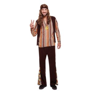 Vintage Bob Hippie Kostüm für Herren-M