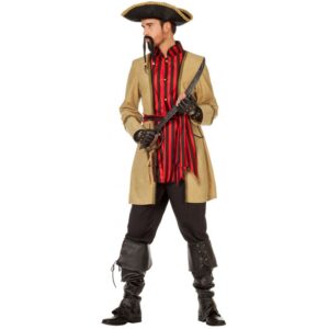 Captain Jeffrey Jones Piraten Kostüm-Herren 54